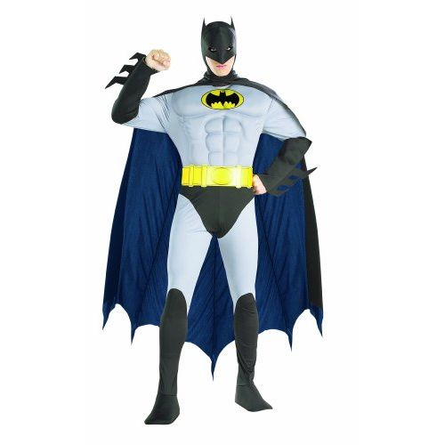  할로윈 용품Rubies Costume Dc Comics Adult Deluxe Muscle Chest The Batman Costume