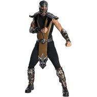 할로윈 용품Rubies Mortal Kombat - Scorpion Deluxe Adult Costume - One-Size (Standard)