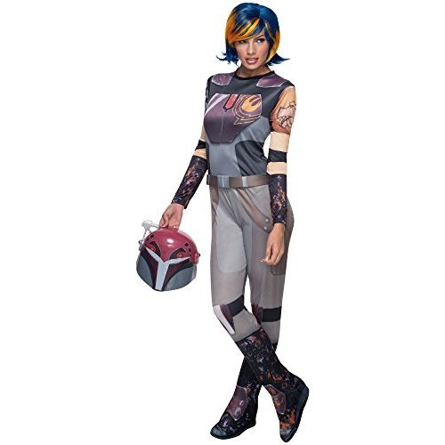  할로윈 용품Rubies Womens Star Wars Rebels Sabine Wren Adult Sized Costumes, As Shown, Standard US