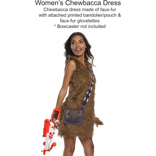  할로윈 용품Rubies Star Wars Classic Womens Chewbacca Dress, Small, Color As Shown