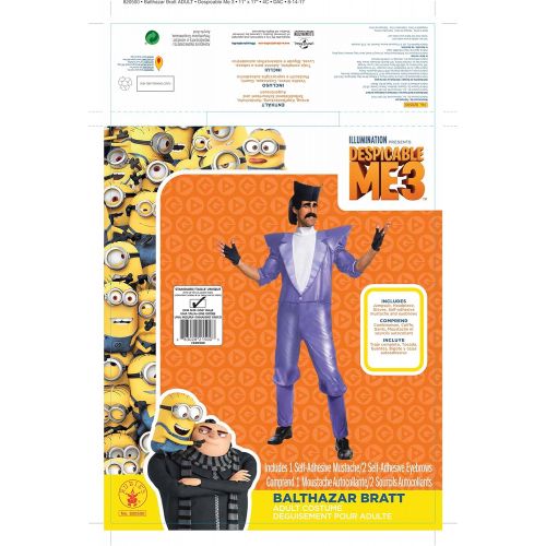  할로윈 용품Rubies Costume Co. Mens Despicable Me 3 Balthazar Bratt Costume