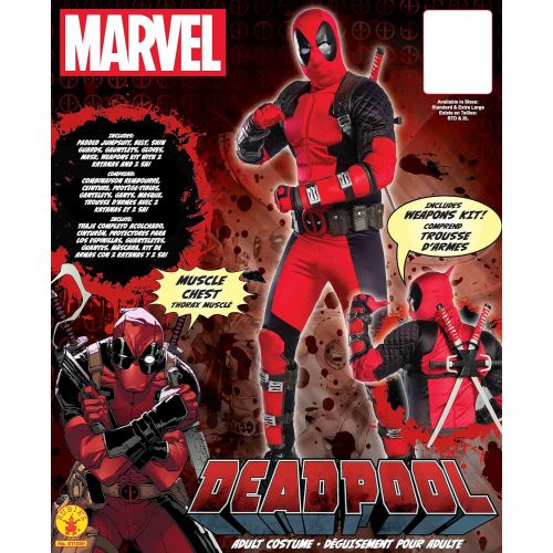  할로윈 용품Rubies Costume Co. Mens Deadpool Grand Heritage Costume