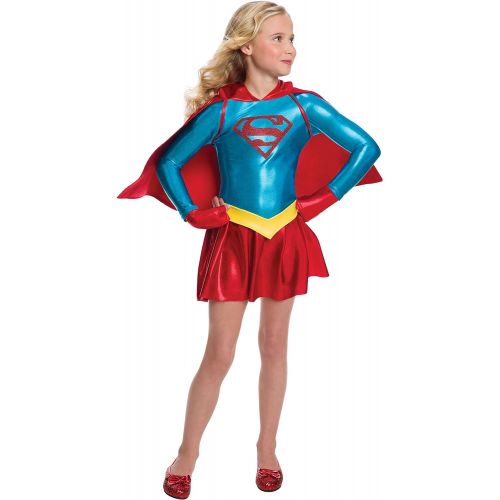  할로윈 용품Rubies Girls DC Comics Supergirl Costume Dress, Medium