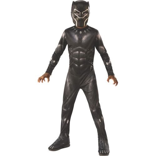  할로윈 용품Rubies Marvel: Avengers Endgame Childs Black Panther Costume & Mask, Medium