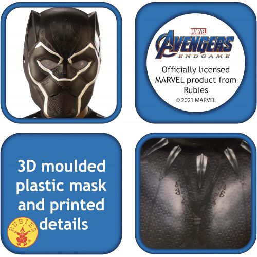  할로윈 용품Rubies Marvel: Avengers Endgame Childs Black Panther Costume & Mask, Medium