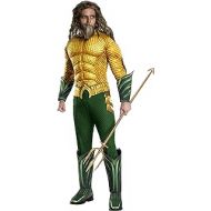 할로윈 용품Rubies Mens Standard Movie Adult Aquaman Deluxe Costume, As Shown