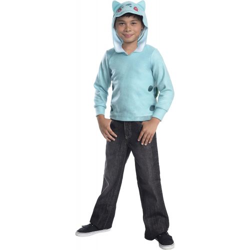  할로윈 용품Rubie's Childs Bulbasaur Grass Type Starter Original 150 Pokemon Hoodie Costume