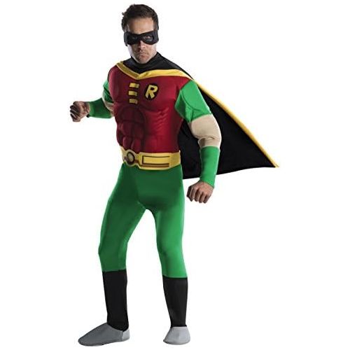  할로윈 용품Rubie's DC Comics Deluxe Muscle Chest Robin Adult Costume