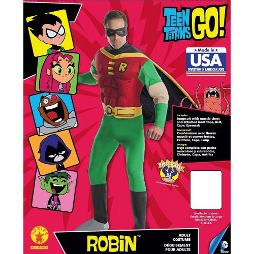  할로윈 용품Rubie's DC Comics Deluxe Muscle Chest Robin Adult Costume