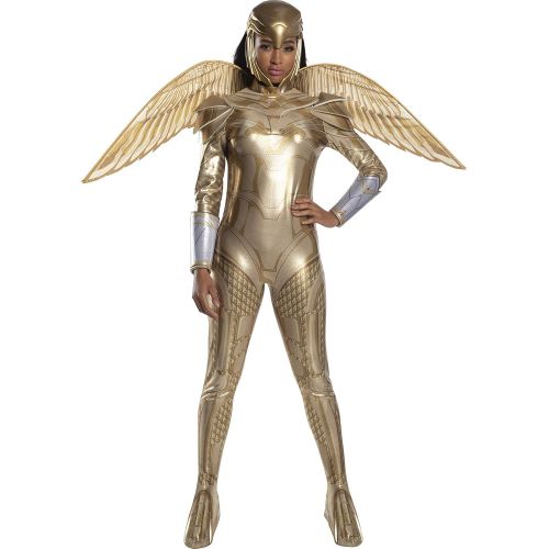  할로윈 용품Rubies Womens DC Comics WW84 Gold Armored Wonder Woman Costume