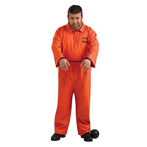  할로윈 용품Rubies Orange Prisoner Jumpsuit Plus Size Adult Costume - Plus Size