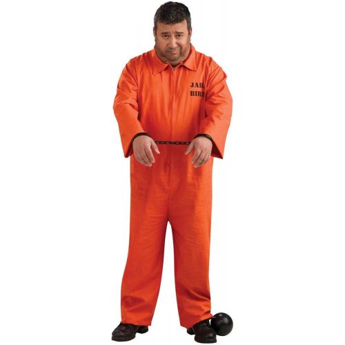  할로윈 용품Rubies Orange Prisoner Jumpsuit Plus Size Adult Costume - Plus Size