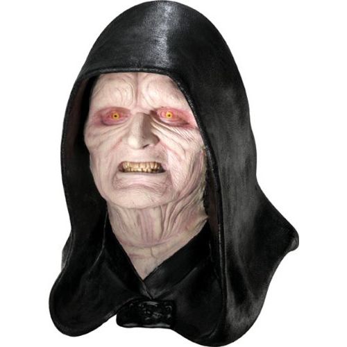  할로윈 용품Rubies Costume Mens Star Wars Deluxe Adult Latex Emperor Palpatine Mask