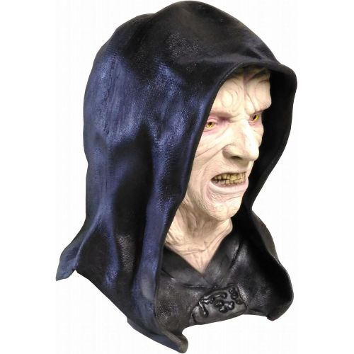  할로윈 용품Rubies Costume Mens Star Wars Deluxe Adult Latex Emperor Palpatine Mask