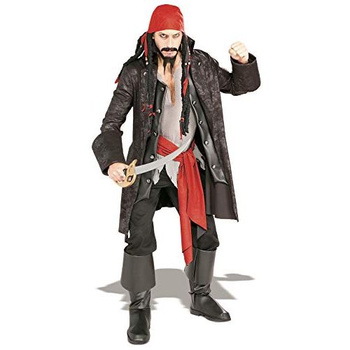  할로윈 용품Rubies Deluxe Captain Cutthroat Costume, As Shown, Standard