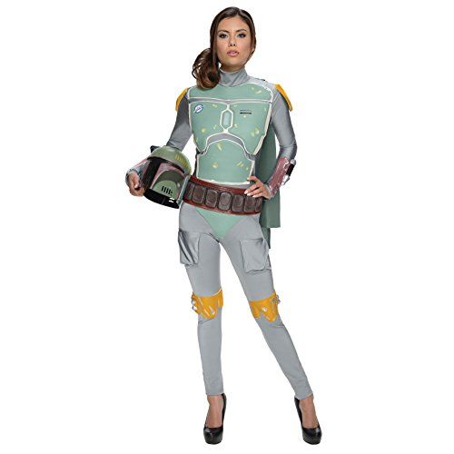  할로윈 용품Rubies Womens Star Wars Boba Fett Deluxe Costume Jumpsuit