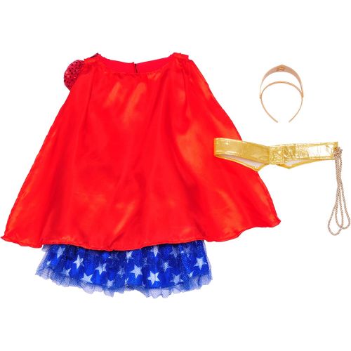  할로윈 용품Rubies Costume DC Superheroes Wonder Woman Sequin Child Costume, Small