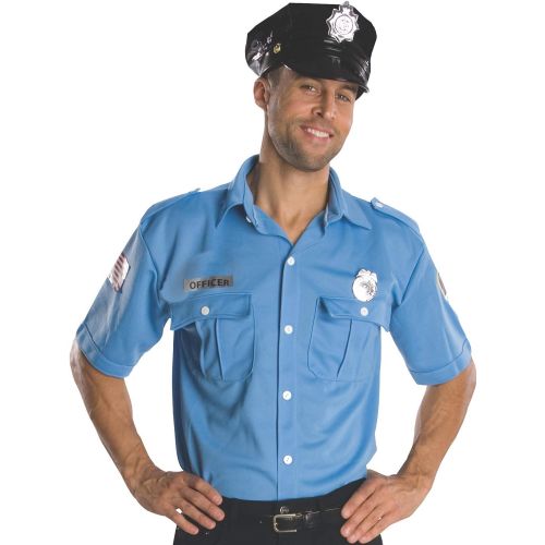  할로윈 용품Rubies Costume Heroes And Hombres Adult Police Officer Shirt And Hat