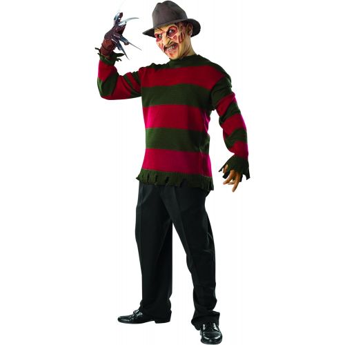  할로윈 용품Rubies Mens Nightmare On Elm St Deluxe Freddy Sweater with Mask