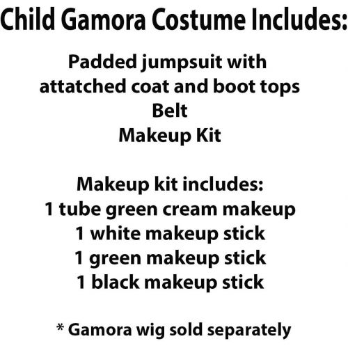 할로윈 용품Rubies Costume Guardians of The Galaxy Vol. 2 Deluxe Childs Gamora Costume, Multicolor, Small, Model:640146_S
