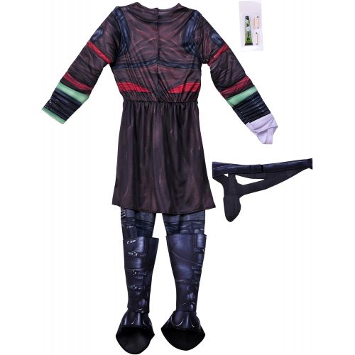  할로윈 용품Rubies Costume Guardians of The Galaxy Vol. 2 Deluxe Childs Gamora Costume, Multicolor, Small, Model:640146_S