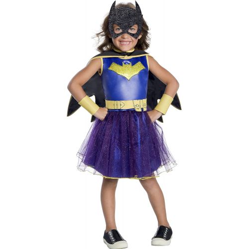  할로윈 용품Rubies Costume Girls DC Comics Deluxe Batgirl Costume, Small, Multicolor