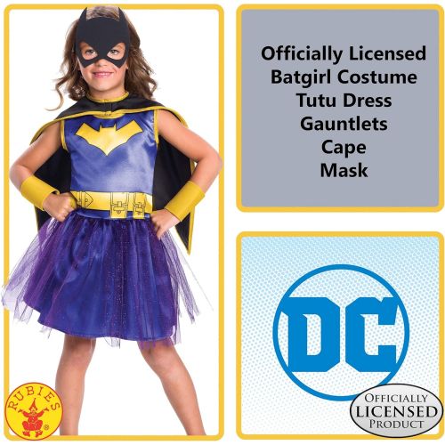  할로윈 용품Rubies Costume Girls DC Comics Deluxe Batgirl Costume, Small, Multicolor