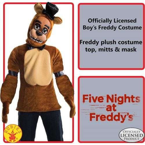  할로윈 용품Rubies 630622-L Boys Five Nights at Freddys Fazbear Costume, Large, Multicolor