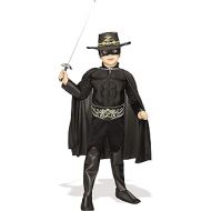 할로윈 용품Rubies Costume Zorro Deluxe Muscle Chest Child Costume, Small