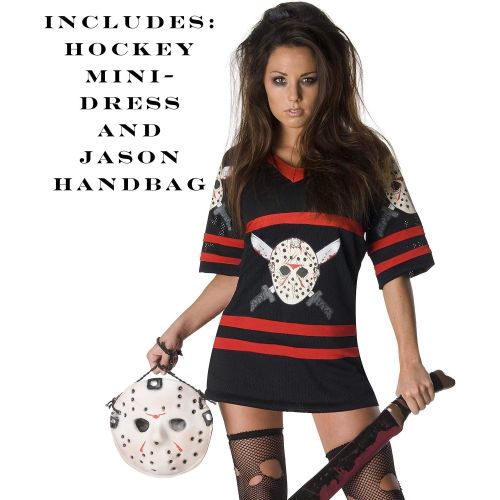  할로윈 용품Rubie's Friday The 13th Secret Wishes Sexy Miss Voorhees Mini-Dress And Handbag Costume