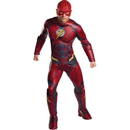  할로윈 용품Rubies Costume Co. Mens Justice League Deluxe Flash Costume