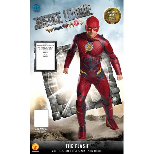  할로윈 용품Rubies Costume Co. Mens Justice League Deluxe Flash Costume