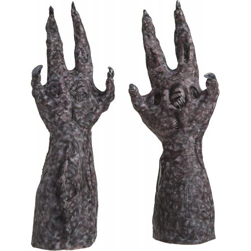  할로윈 용품Rubies Alien Vs Predator: Alien Deluxe Adult Latex Hands Gray One Size