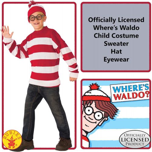  할로윈 용품Rubies Deluxe Childs Wheres Waldo Costume