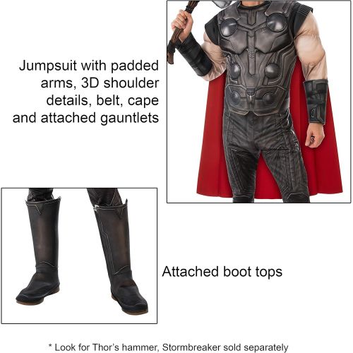  할로윈 용품Rubies Mens Marvel: Avengers 4 Mens Deluxe Thor Costume Adult Costume