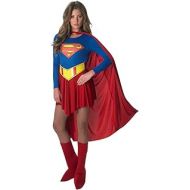 RubieS DC Comics Deluxe Supergirl Costume, Red/Blue, Medium