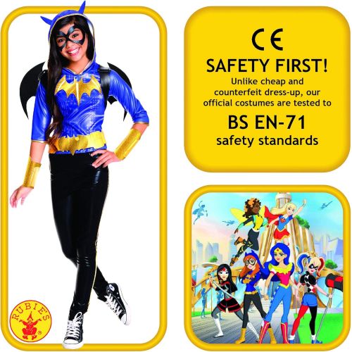  할로윈 용품Rubies Costume Kids DC Superhero Girls Deluxe Batgirl Costume