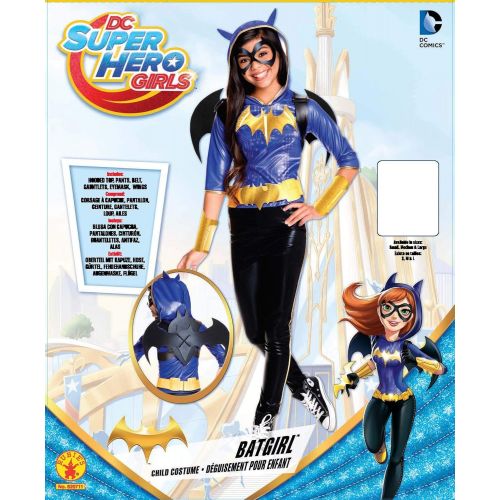  할로윈 용품Rubies Costume Kids DC Superhero Girls Deluxe Batgirl Costume