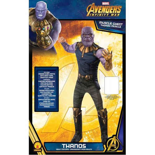  할로윈 용품Rubies Mens Marvel Avengers Infinity War Thanos Deluxe Costume, Standard