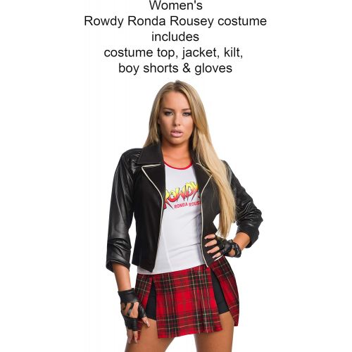 할로윈 용품Rubies Womens Womens Rowdy Ronda Rousey Adult Costume
