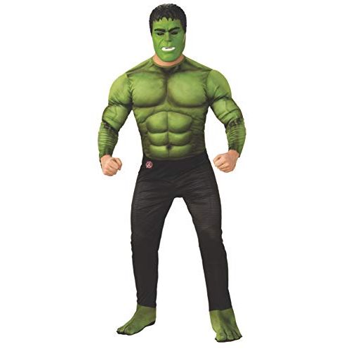  할로윈 용품Rubies Marvel Avengers: Endgame Deluxe Hulk Adult Costume and Mask