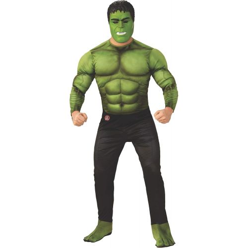  할로윈 용품Rubies Marvel Avengers: Endgame Deluxe Hulk Adult Costume and Mask