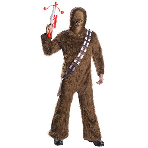  할로윈 용품Rubies Star Wars Classic Adult Deluxe Chewbacca Costume & Mask, Standard