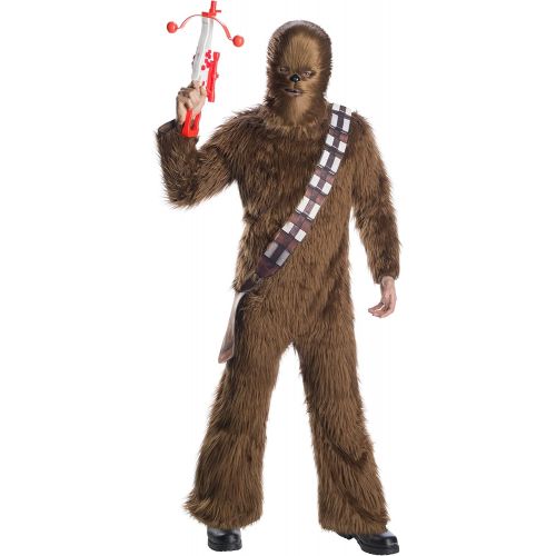  할로윈 용품Rubies Star Wars Classic Adult Deluxe Chewbacca Costume & Mask, Standard