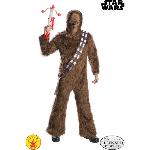 할로윈 용품Rubies Star Wars Classic Adult Deluxe Chewbacca Costume & Mask, Standard