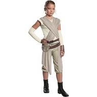 할로윈 용품Rubie's Star Wars Episode VII: The Force Awakens - Rey Deluxe Costume for Girls