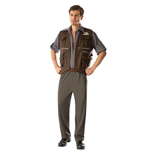  할로윈 용품Rubies Costume Co Mens Jurassic World Deluxe Owen Costume