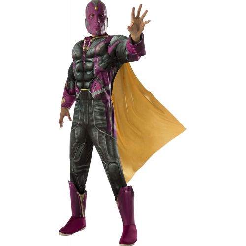  할로윈 용품Rubies Costume Mens Avengers 2 Age of Ultron Deluxe Adult Vision Costume