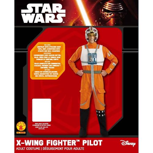  할로윈 용품Rubies Star Wars A New Hope X-Wing Pilot, As Shown, X-Large Costume