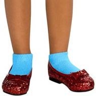 Rubies Wizard of Oz Dorothy Childs Deluxe Sequin Shoes, X-Small